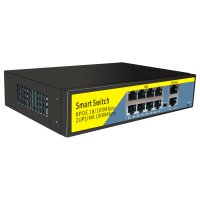 8POE 10/100M+2RJ45 10/100/1000M 